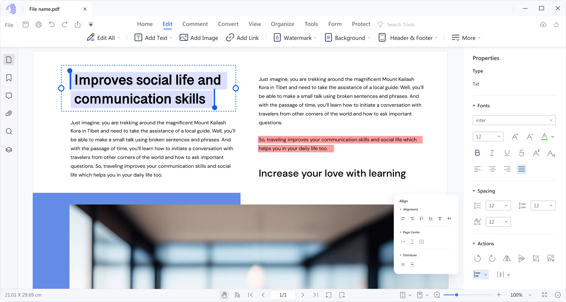 Pressing and Securing PDFs